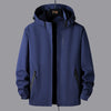 Waterproof Hooded Men's Jacket for Autumn Outdoor Activities