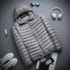 Men's Hooded Downcotton-Padded Winter Coat for Casual Style and Warmth