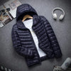 Men's Hooded Downcotton-Padded Winter Coat for Casual Style and Warmth