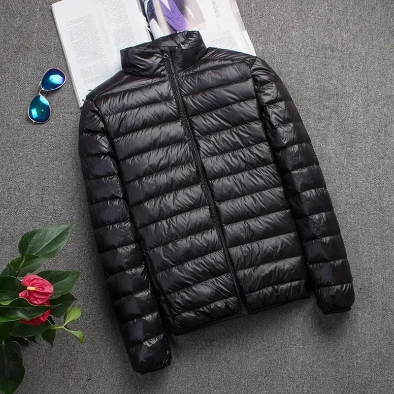 Men's Hooded Downcotton-Padded Winter Coat for Casual Style and Warmth